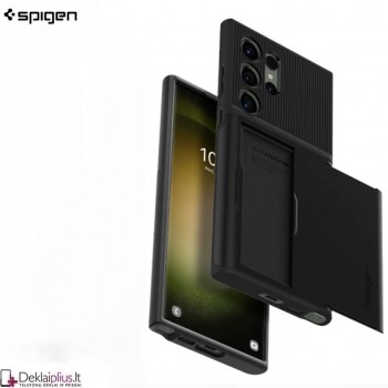 Spigen Slim Armor Cs dėklas - juodas (Samsung S23 Ultra)